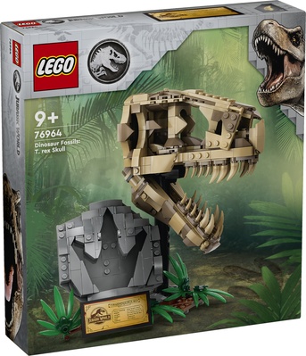 76964 Jurassic World Окаменелости динозавров: череп Тиранозавра