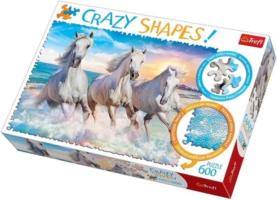 Пазл 600 дет. «Crazy Shapes» Галоп среди волн